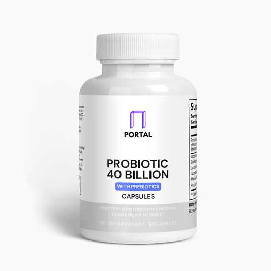 Portal Probiotic 40 Billion with Prebiotics (60 Capsules)