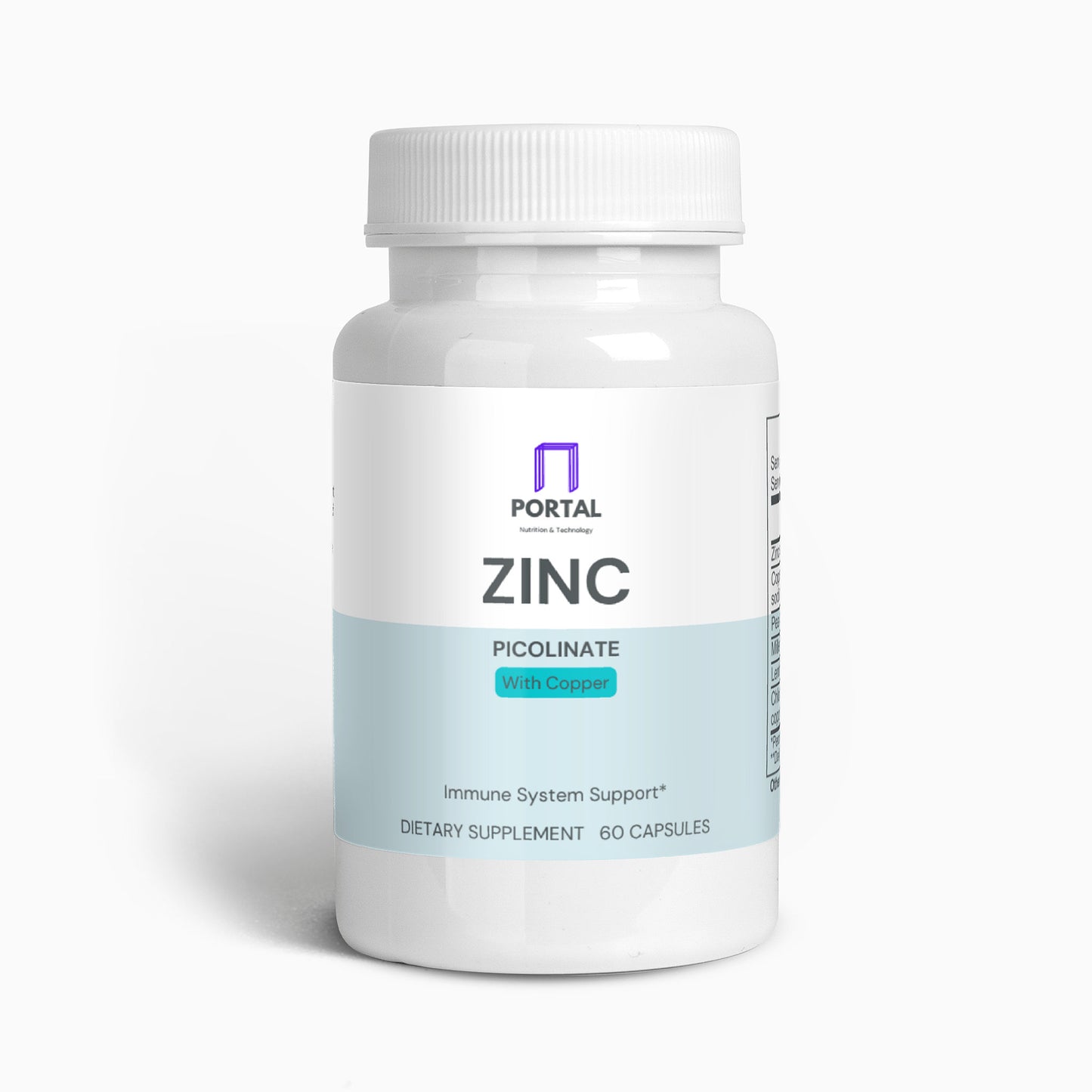 Portal Zinc Picolinate (With Copper) (60 Capsules)