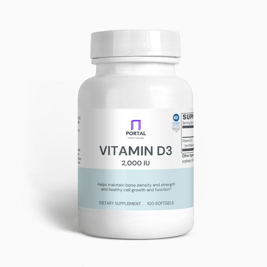 Portal Vitamin D3 2,000 IU (100 Softgels)
