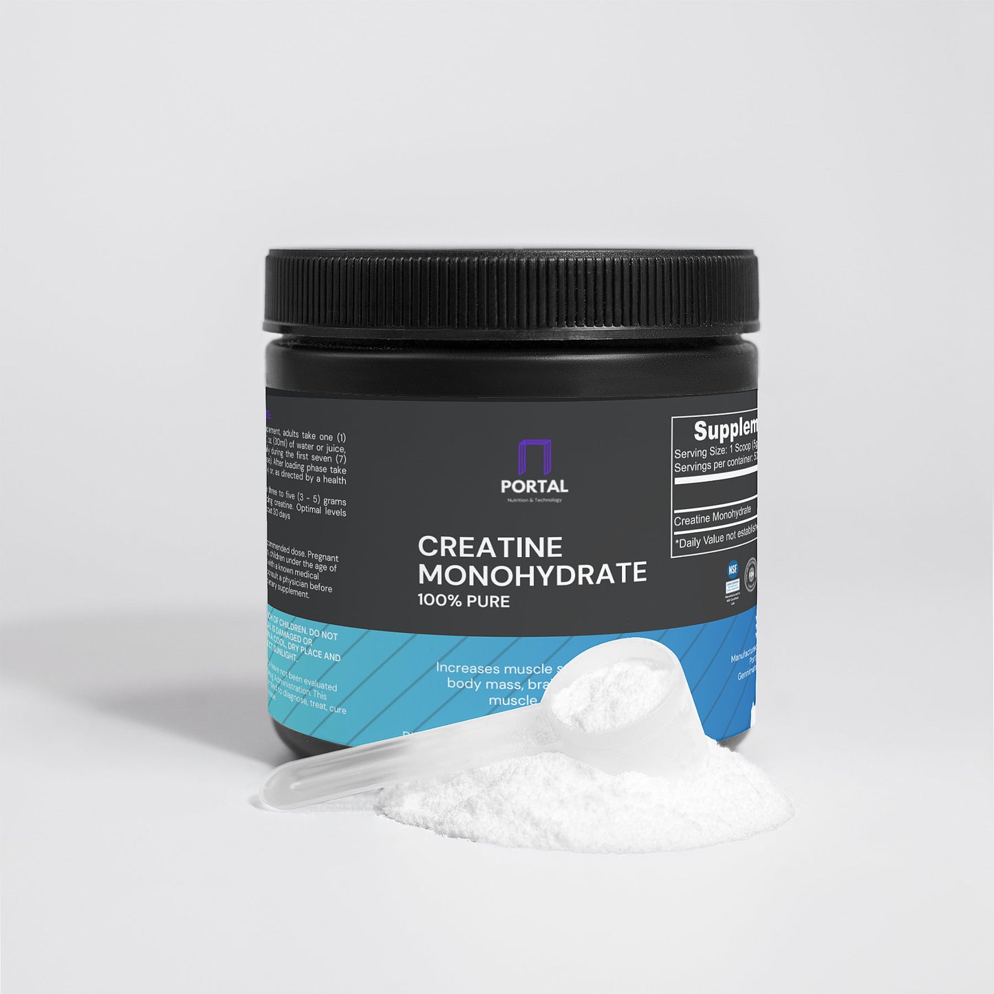 Portal Creatine Monohydrate 250g (50 Servings)