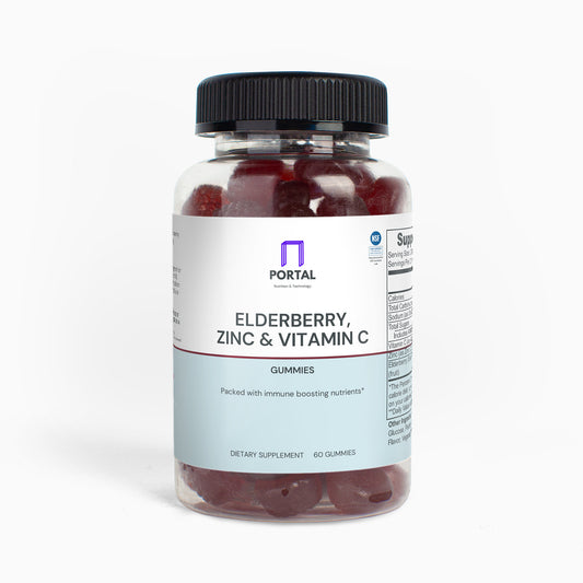 Portal Elderberry, Zinc & Vitamin C (60 Gummies)