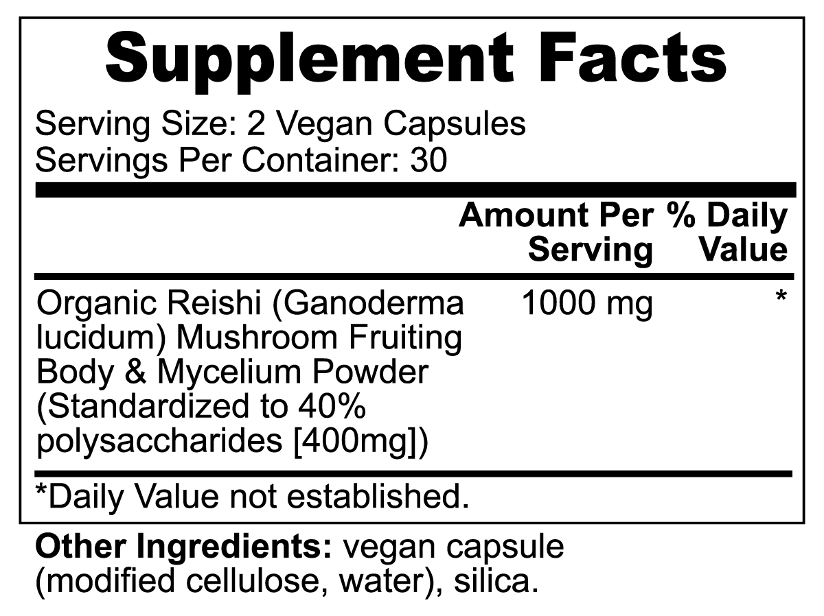 Portal Reishi Mushroom (60 Capsules)